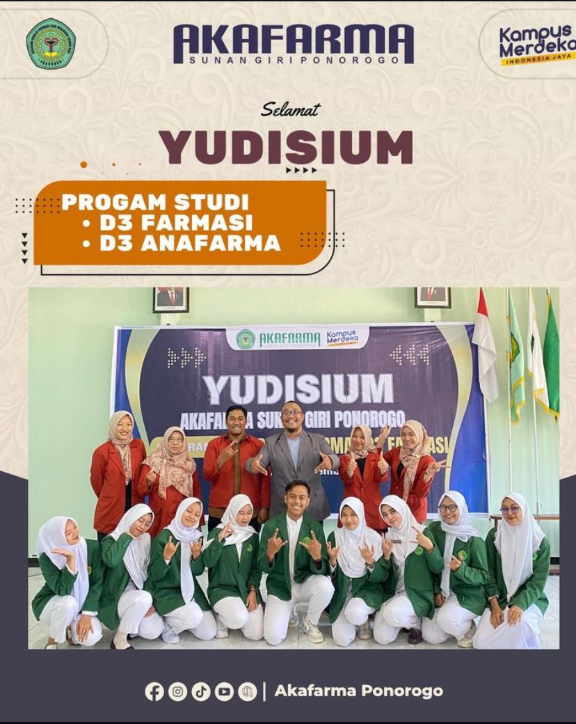 YUDISIUM MAHASISWA PRODI D3 FARMASI DAN D3 ANAFARMA